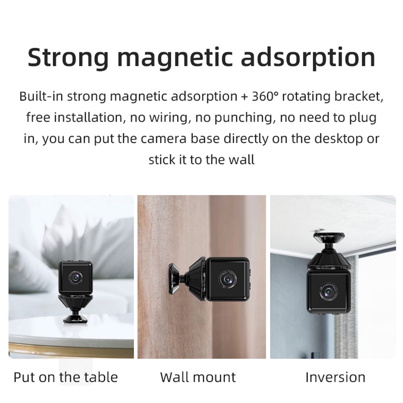 Camera An Ninh Không Dây x6d 1080p / 4k Kết Nối wifi