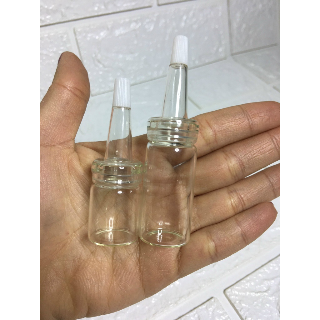 Lọ chiết 5ml, 10ml kèm nút bóp nhỏ giọt để san chiết mỹ phẩm