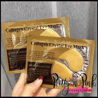 BÁN SỈ COMBO 10 SET NẠ MẮT COLLAGEN CRYSTAL LOẠI MIẾNG VÀNG