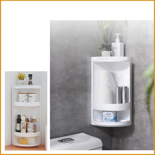 Kệ xoay góc 360 nhà tắm - combo 2 tầng + 3 tầng