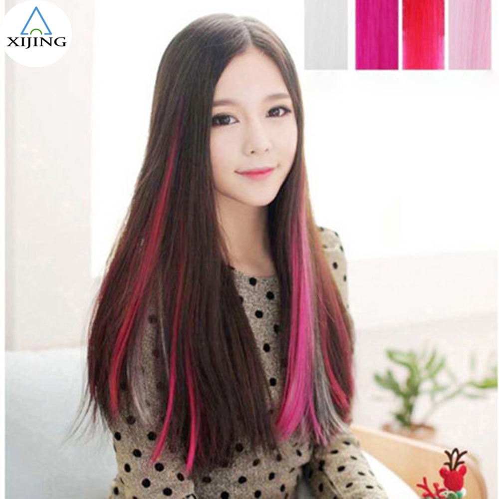 Tóc giả nối dài dạng kẹp phong cách Hàn Quốc đẹp mắt