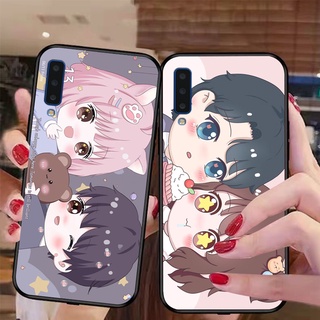 Ốp lưng điện thoại Samsung a7 2018 / ss a9 2018 cô gái hoạt hình dễ thương