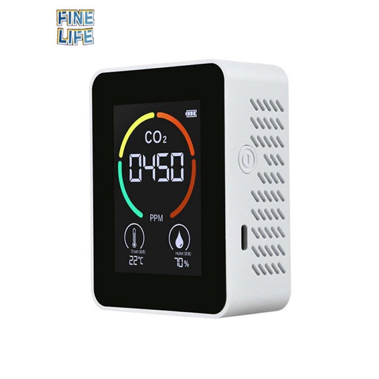 Máy đo chất lượng không khí CO2 cảm biến kỹ thuật số thông minh 12.7