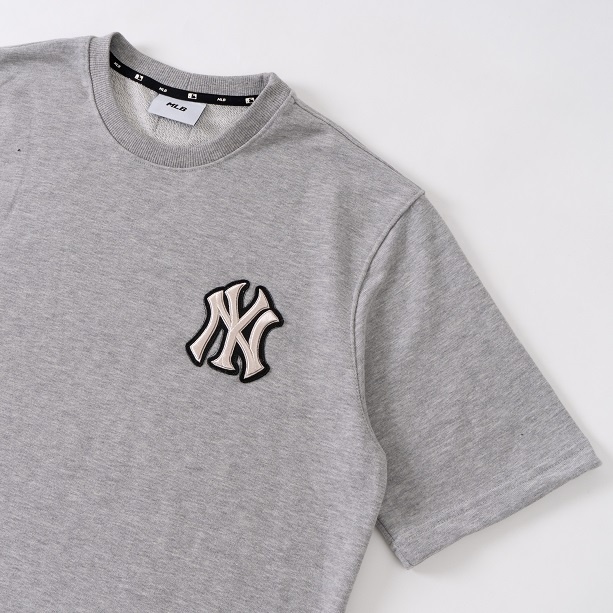 Áo Phông Ngắn Tay MLB Logo Embroided