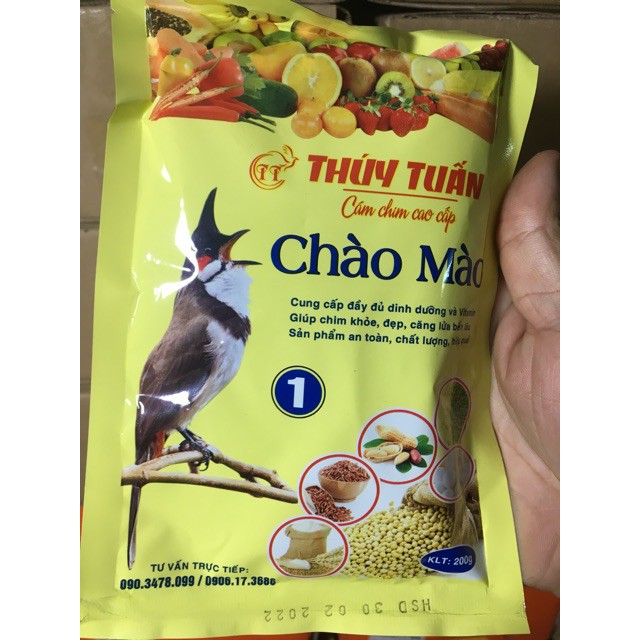 Cám chim chào mào Thúy Tuấn số 1 cao cấp chất lượng giá rẻ 200gram