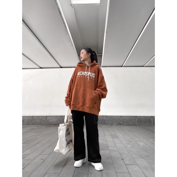 ÁO HOODIE BASIC NÂU CAM