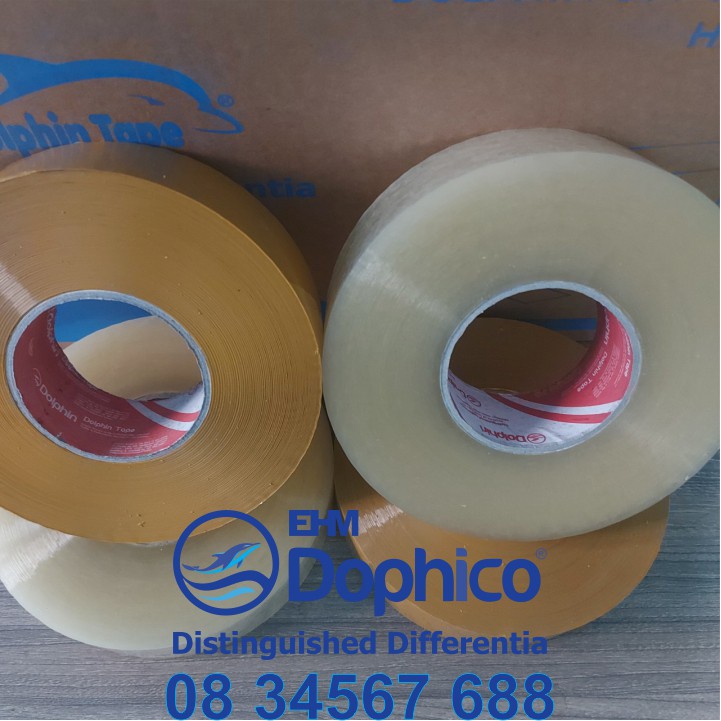 Băng dính 1,0kg/cuộn – 0,5kg/cuộn – Các màu Trong + Đục - Chuyên dùng đóng hàng