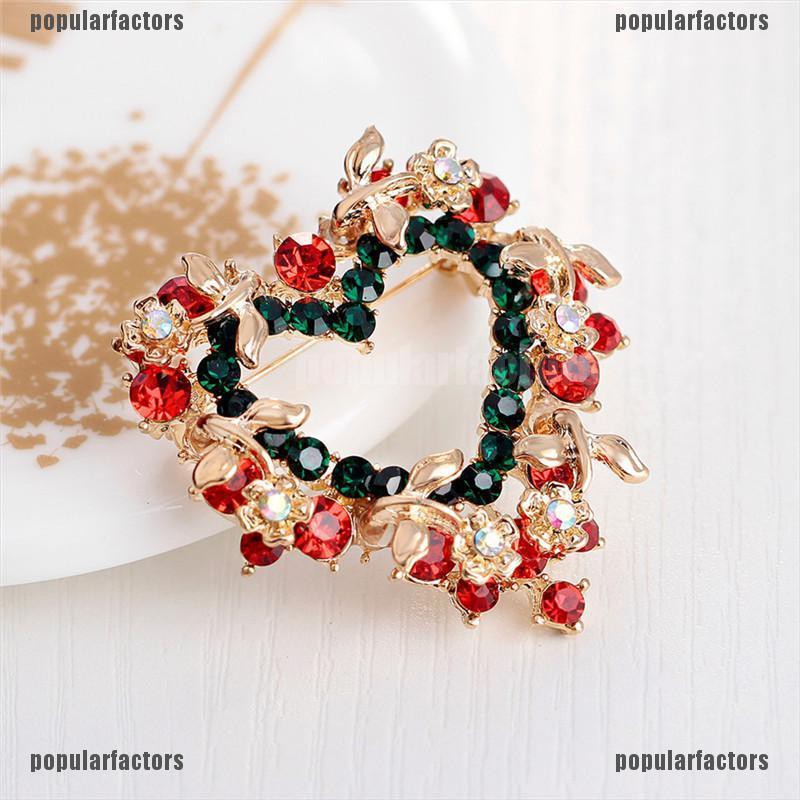 Ghim Cài Áo Kim Loại Hình Bông Tuyết Đính Đá Thời Trang