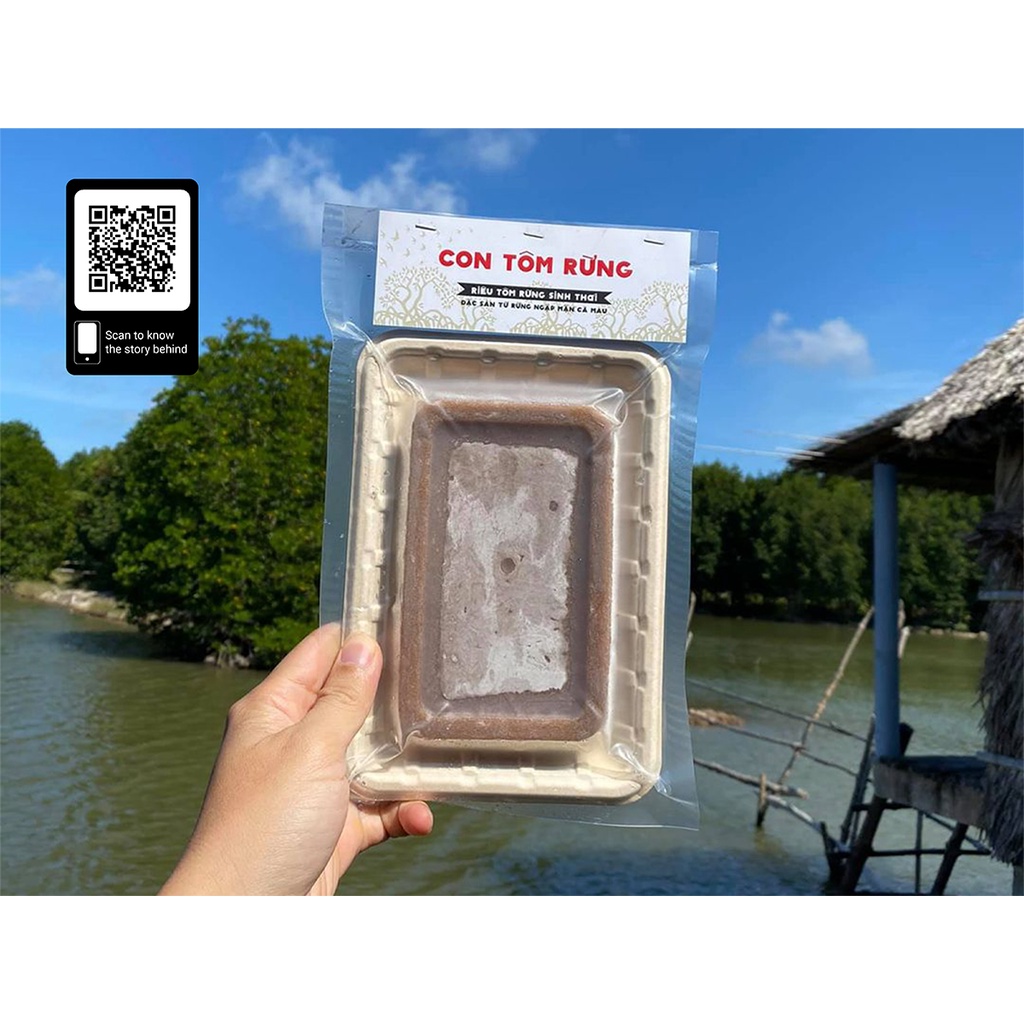 Riêu Tôm Xay Nhuyễn Đặc Sản Cà Mau - Con Tôm Rừng - 150g