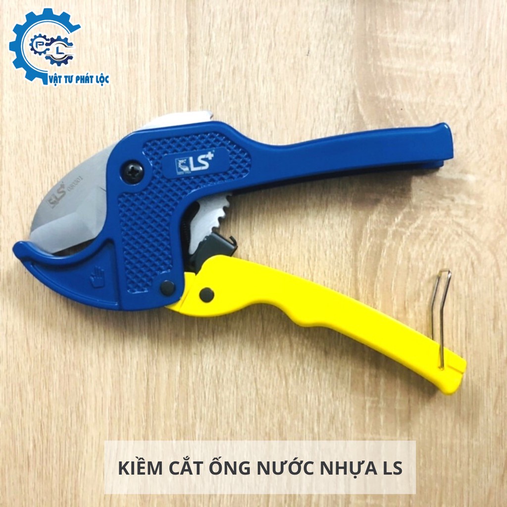 Kéo cắt ống nước nhựa LS+ loại lớn lưỡi thép siêu bền có nút mở lưỡi dao cao cấp CONLS