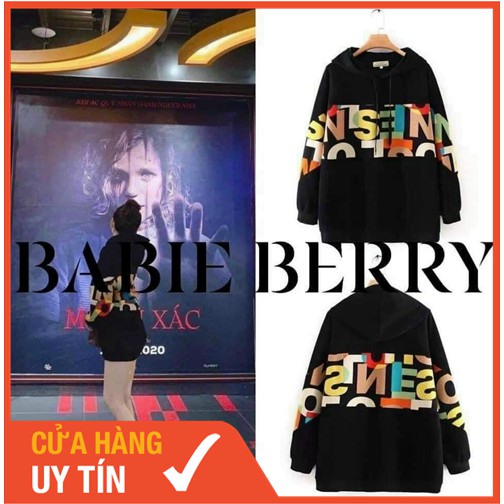 BÁN SỈ ÁO NỈ ĐEN CHỮ SẮC MÀU CHO NỮ