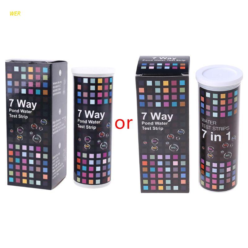 Set 50 que thử chất lượng nước 7 trong 1 cho bể cá