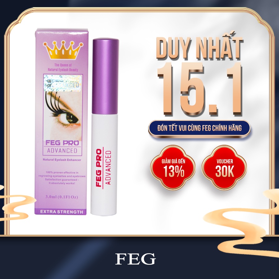 FEG Eyelash Pro Advanced_Dưỡng mi FEG phục hồi mi hư tổn-dưỡng mi ngăn giảm gãy rụng mi-giúp mi chắc khỏe