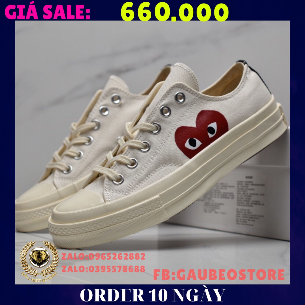 📦 FULLBOX 🌐 ORDER  🎀 SALE 50% 🎀 💯 ẢNH THẬT 🏷 CDG Play x CONVERSE 1970s 🏷 👟 GIÀY NAM NỮ 👟