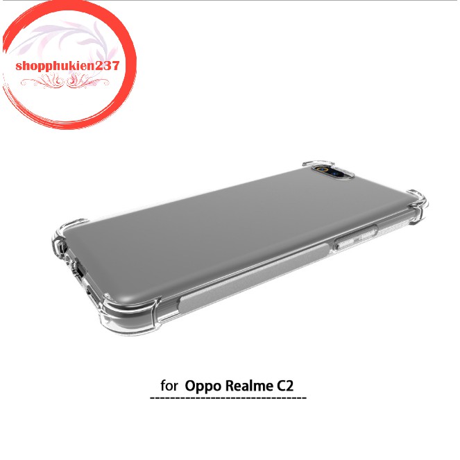 [Freeship toàn quốc từ 50k] Ốp Lưng Oppo Realme C2 , A1K Ốp Dẻo Trong Silicon Chống Sốc 4 Góc