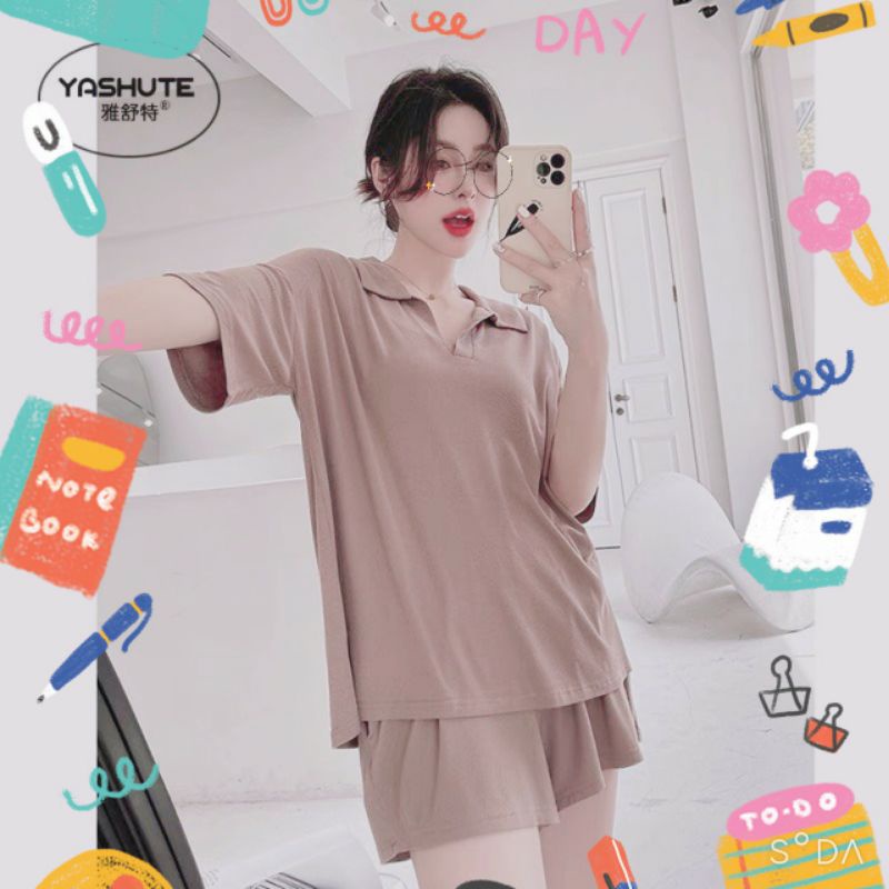 Set bộ Bigsize cotton lạnh cổ đức siu mát ❤ (60-90Kg)