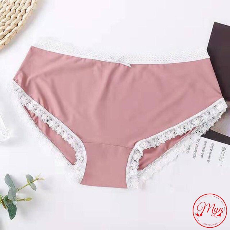 QUẦN LÓT SU LẠNH VIỀN REN PHỐI NƠ ĐIỆU CAO CẤP Q 210 MYN_UNDERWEAR