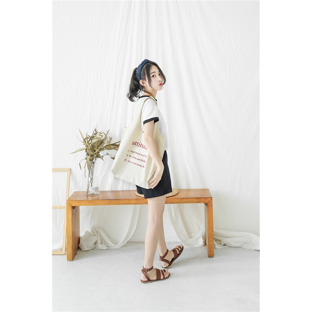 TÚI TOTE DẠNG QUAY ATTITUDE SIÊU HOT