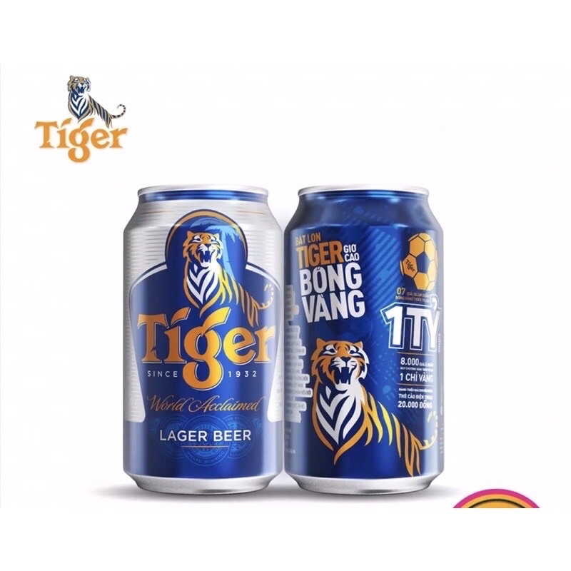 Bia tiger lon thùng 24