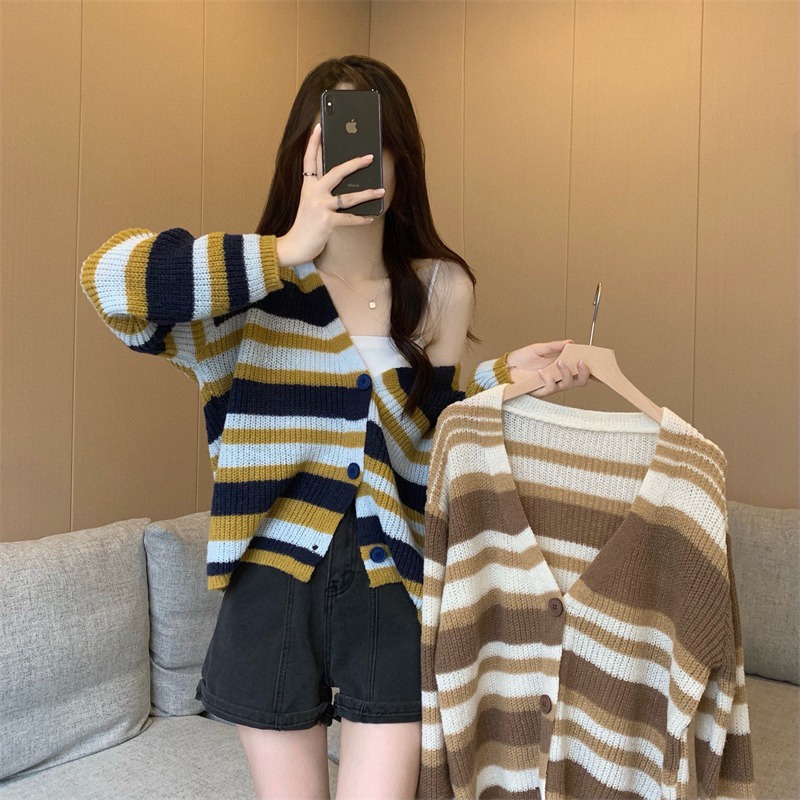 Áo cardigan len croptop 2022, áo khoác cardigan nữ form ngắn hàn quốc