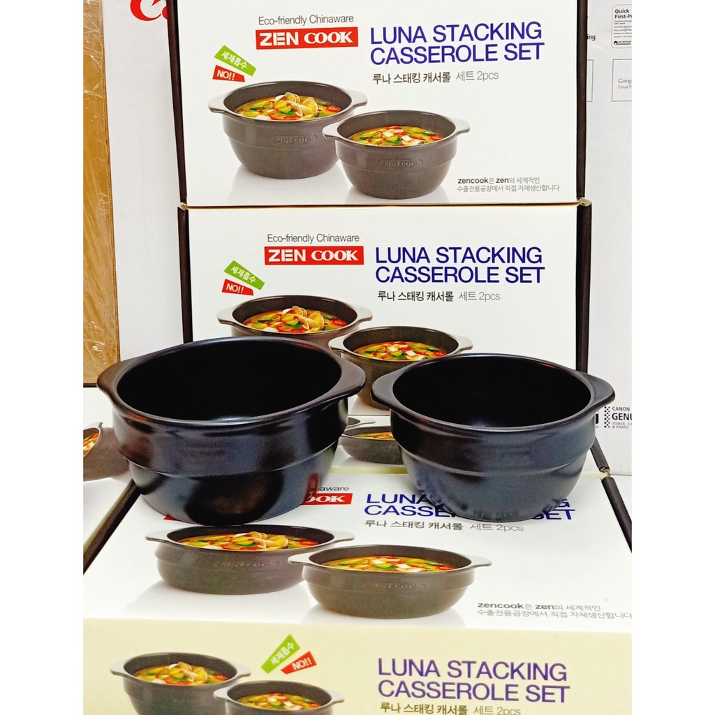 Combo 2 nồi sứ Zencookluna SLT651