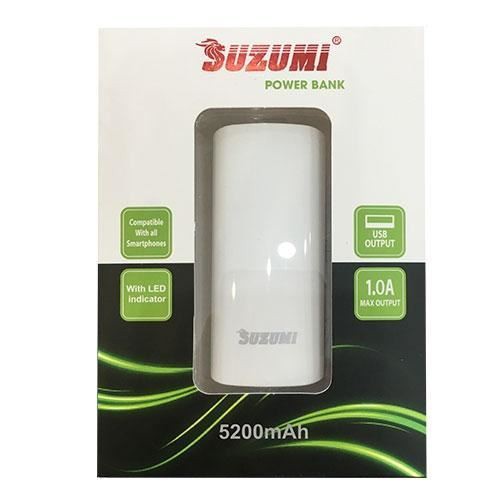 Sạc dự phòng Suzumi SU-511 5200mAh* Sạc Nhanh Điện thoại/ Laptop/ Tai nghe Bluetooth/Loa * Lỗi 1 đổi 1*