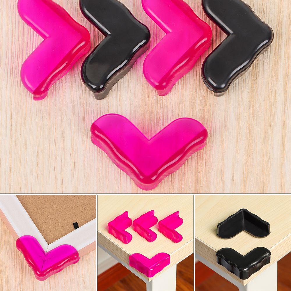 Bộ 4 Miếng Bọc Cạnh Bàn Mềm Mại Chống Va Chạm Bảo Vệ An Toàn Cho Bé