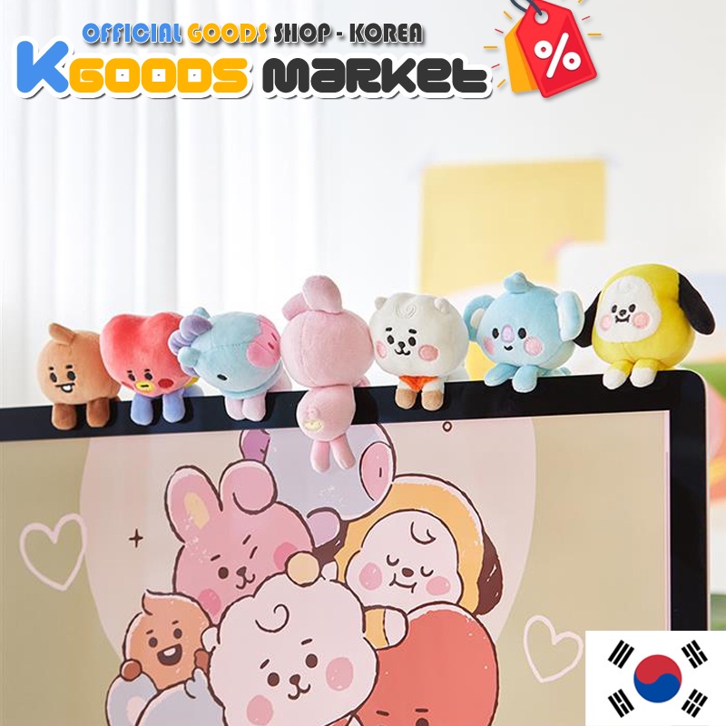 BTS BT21 Peekaboo Monitor Doll x Line Friends Official Goods