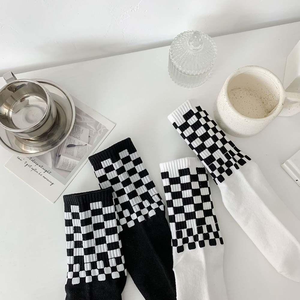 Vớ Trượt Ván Vải Cotton Thoáng Khí Phong Cách Đường Phố Hàn Quốc VANES1 Cho Nam Và Nữ