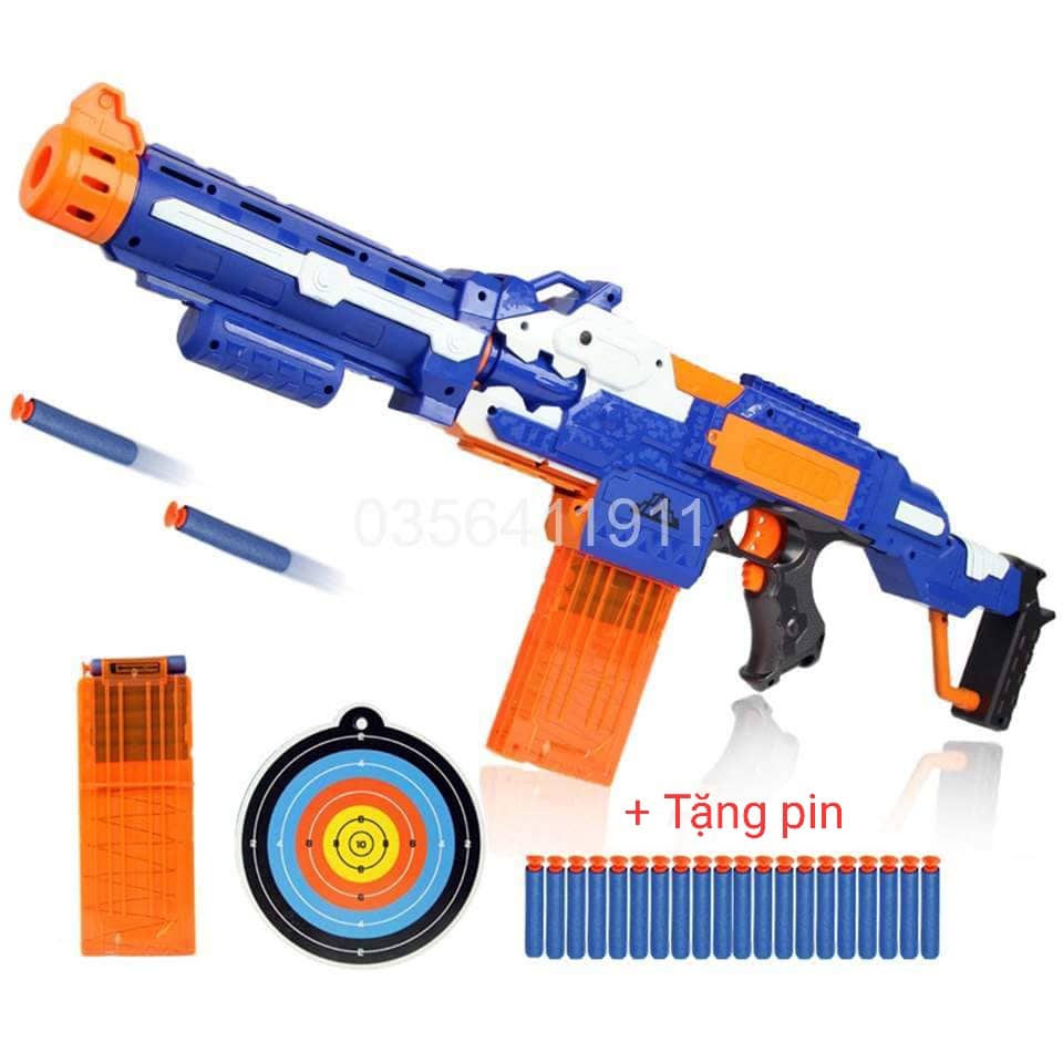 Đồ Chơi Blaze Storm Dùng Pin ( Tặng Kèm Xốp ) Cỡ Lớn Vận Động Ngoài Trời Kiểu Nerf Cao Cấp 3 Mẫu