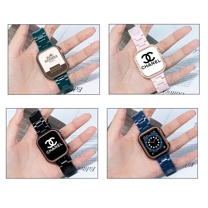 Dây Đeo Thay Thế Bằng Resin Cho Đồng Hồ Thông Minh Apple watch series 8 / 7 / SE / 6 5 4 3 2 1 41MM 45MM 38mm 40mm 42mm 44mm