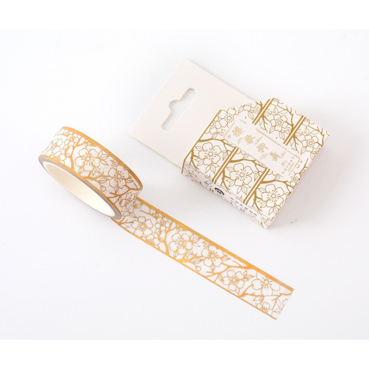 Washi tape cổ phong - băng dính trang trí - DIY - cổ trang - Trúc Trung Tiên Hạc - 3m