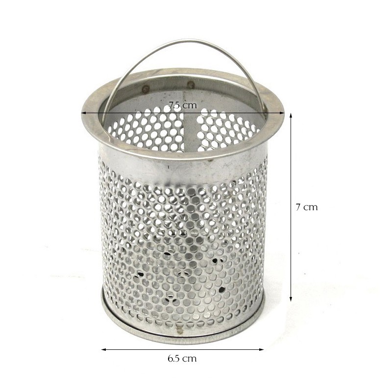 Bộ lọc rác bồn rửa bát inox - Nhặn rác bồn rửa bát bằng inox cao cấp (GVN02)