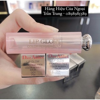 Son dior addict lip glow son dưỡng 001 & 004 fullsize fullbox