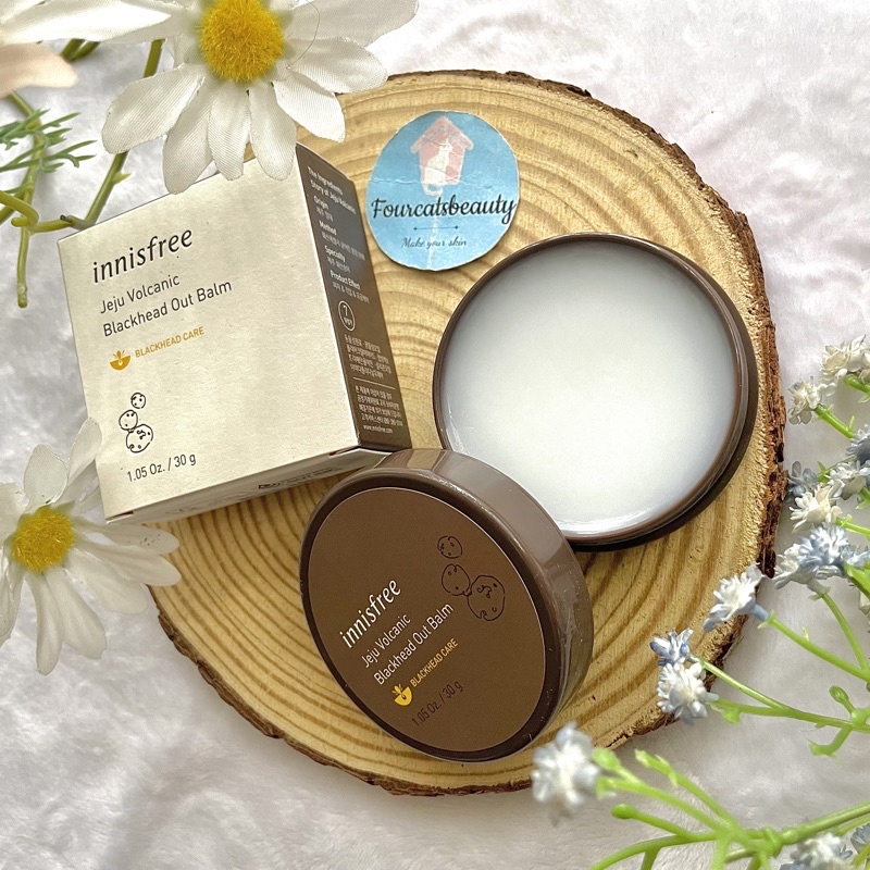 Sáp Đánh Bay Mụn Đầu Đen Chiết Xuất Tro Núi Lửa Innisfree Jeju Volcanic Black Head Out Balm 30g