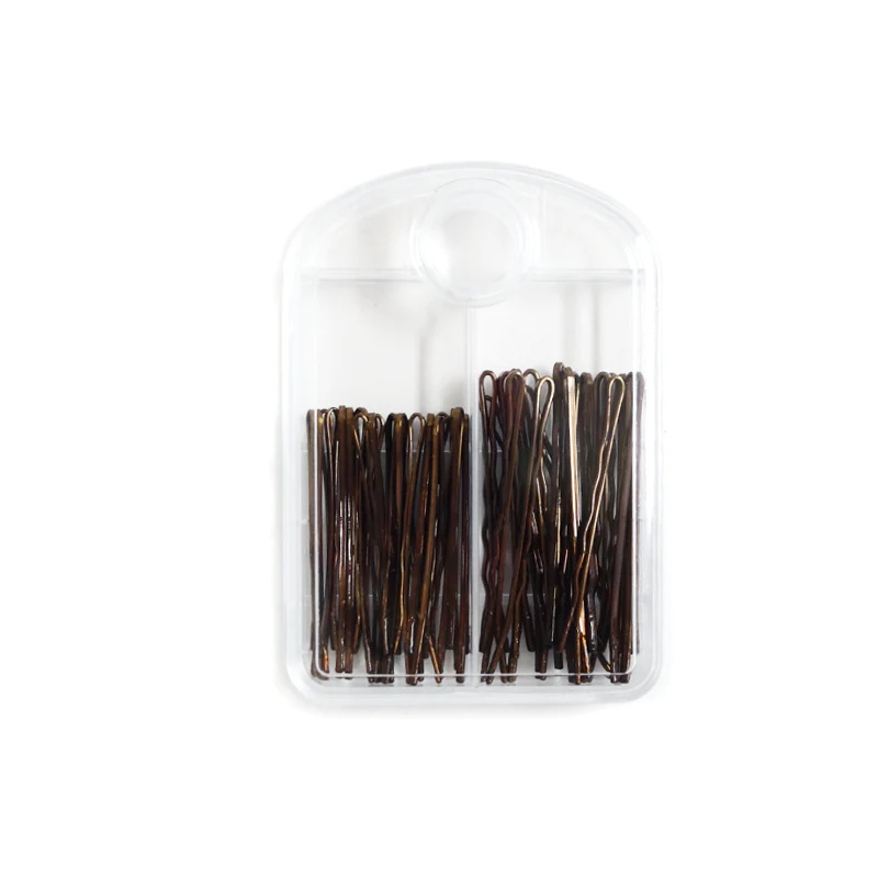 Daiso Kẹp Tóc Màu Nâu Tự Nhiên Hair Pin Natural Brown 40P