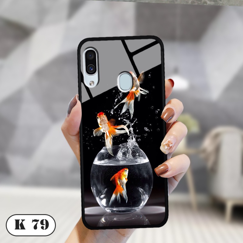 Ốp lưng Samsung Galaxy A20 / A30  - Lưng kính 3D