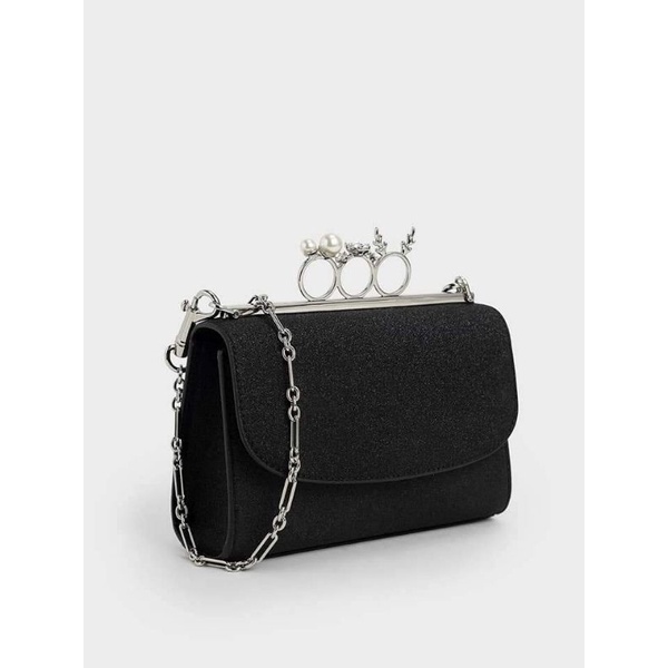 Clutch kim tuyến Charles & Keith authentic