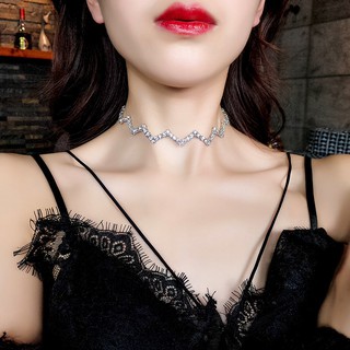 Vòng choker đính hạt sang trọng cá tính cho nữ