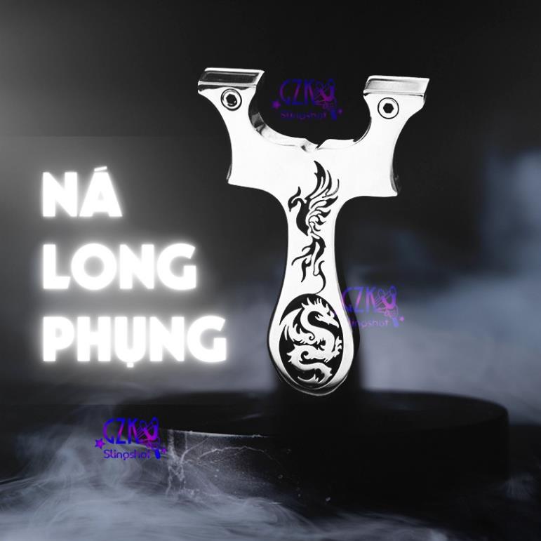 Ná Inox, Ná cao su Long Phụng Inox 304 Cao Cấp Chống Gỉ Cầm Đầm Tay Và Rất Đẹp Mắt