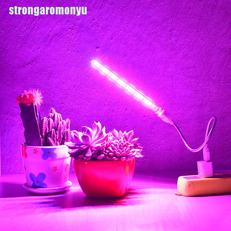 Bộ đèn LED quang phổ USB 10w Dc 5v chuyên dụng cho cây trồng sinh trưởng