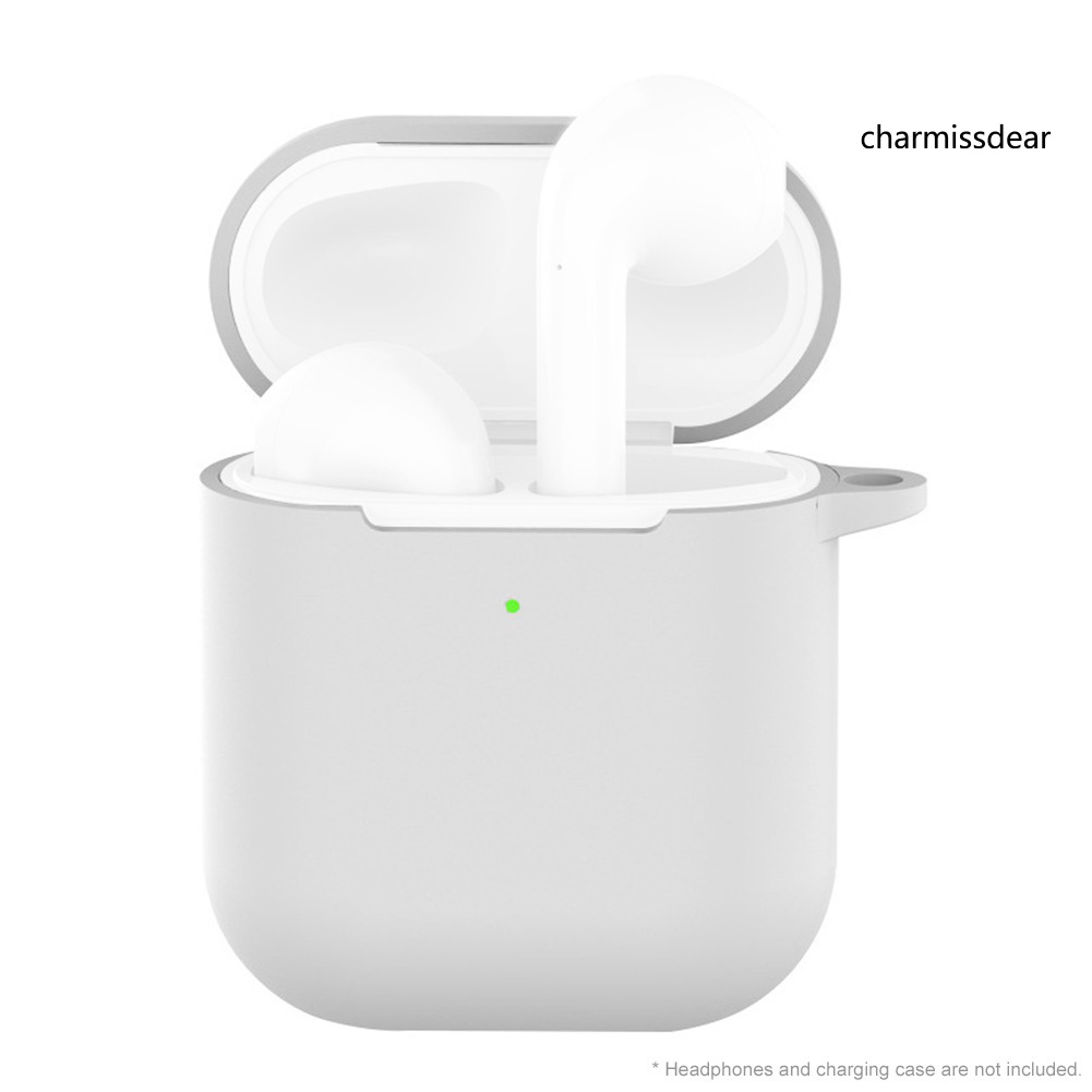 Ốp silicon bảo vệ chống bụi cho hộp sạc tai nghe bluetooth Airpods 2