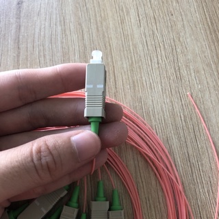 1 dây pigtail SC/UPC, Multimode OM2 dài 1.5M phi 0.9mm(Dây nối quang đa mốt OM2 SC/UPC)