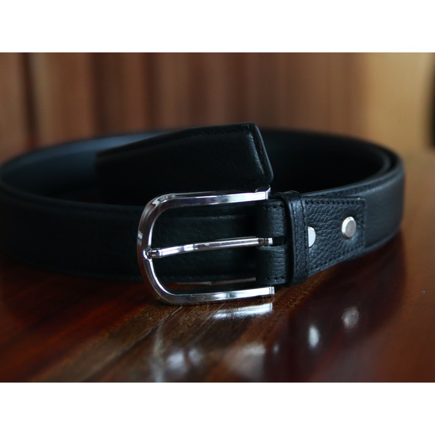 Dây nịt nam 100% da bò ý nhập cao cấp siêu mềm màu xanh