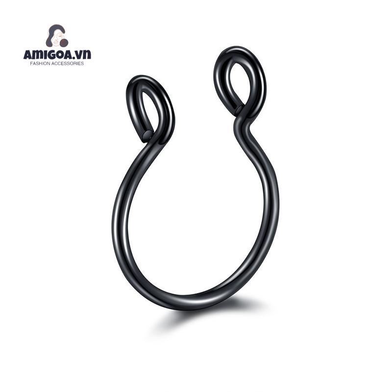 ✨✨KHUYÊN MŨI TRÒNKhuyên Thép Y Tế - Khuyên Mũi Nửa Vòng