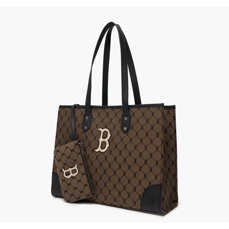 Túi tote MLB Monogram ngang chính hãng