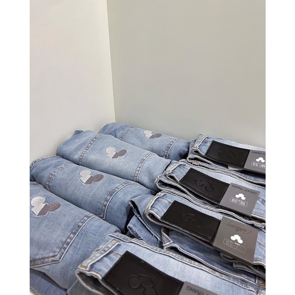 QUẦN JEAN Skinny BabyBlue rách gối CHUOT TRANG