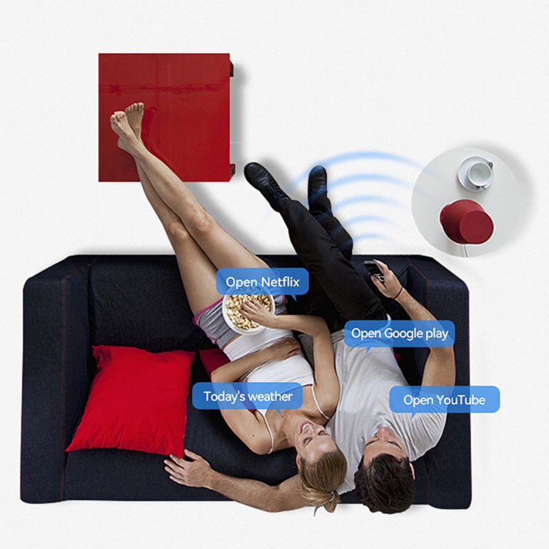Bàn PhíM Mini Không Dây TíCh HợP ChuộT Bay 2.4G Đa Năng