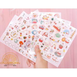 [ST6M11] Set 6 tấm sticker bánh bao