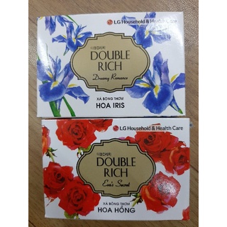 Xà bông Double Rich hương Hoa hộp 90g